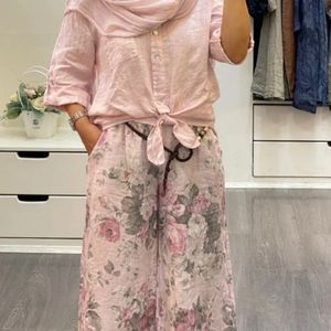 مشخصات شومیز شلوار گلبو