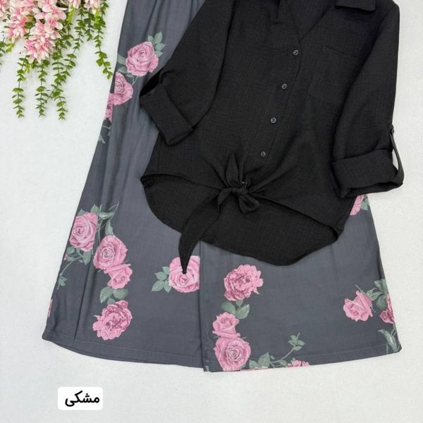 شومیز شلوار گلبو