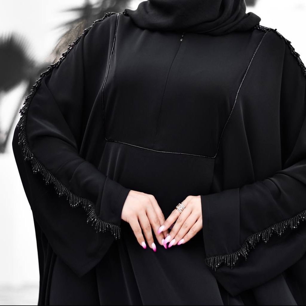 خرید انلاین مانتو عبایی مدل طهورا