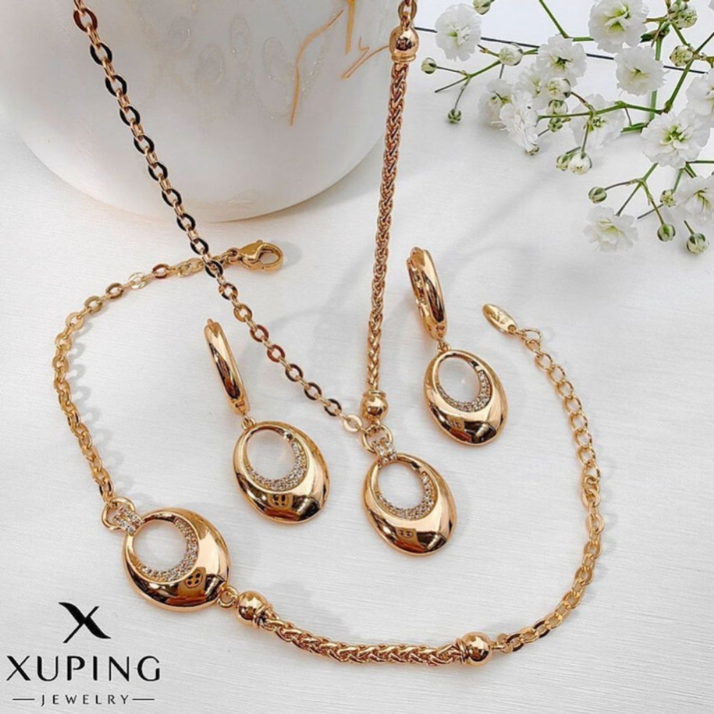 قیمت سرویس نگین‌دار طرح‌طلا ژوپینگ