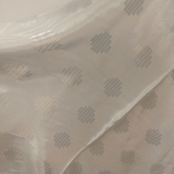 روسری ساتن سفید rs45rf