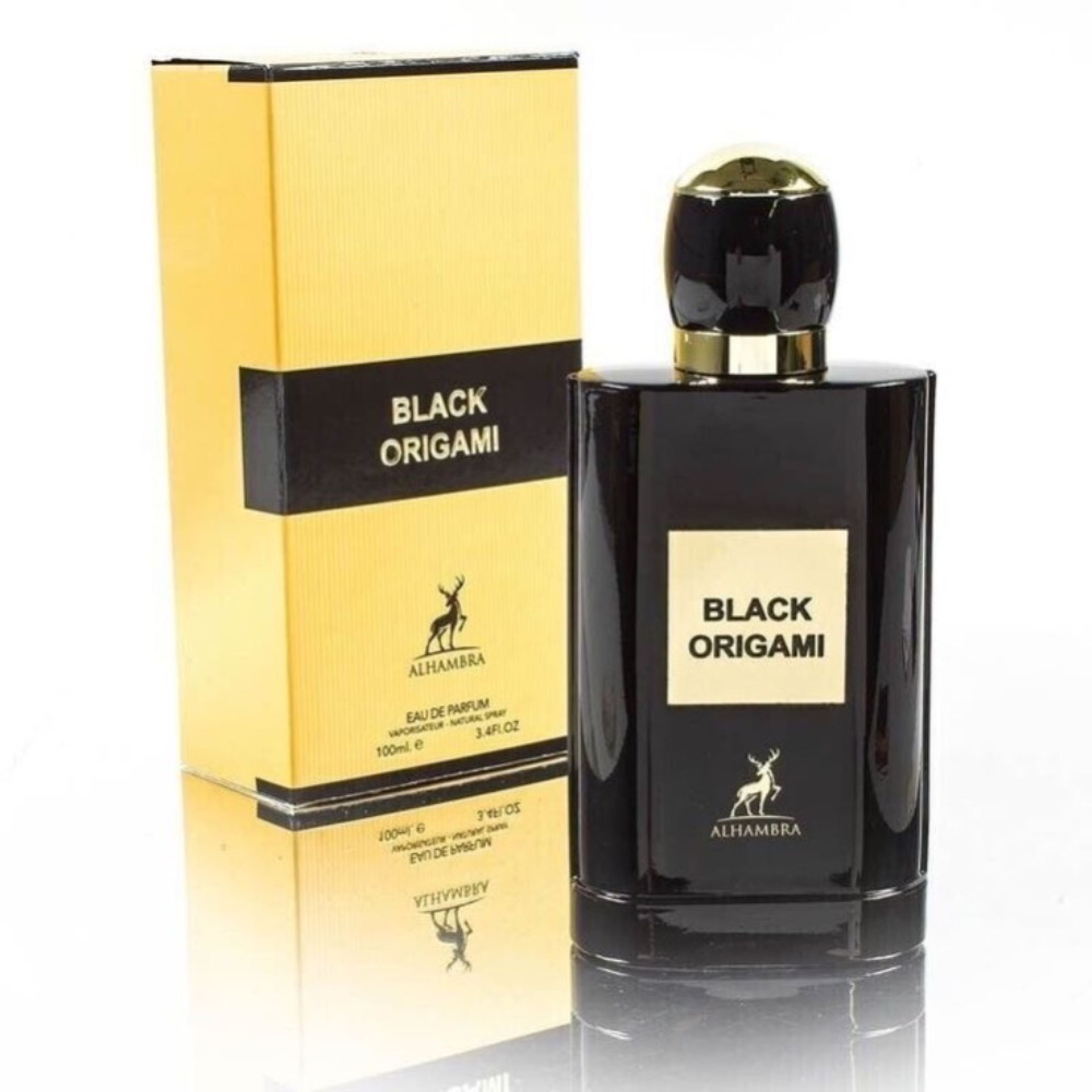 خرید اینترنتی عطر ادکلن الحمبرا بلک اوریگامی (مشابه تام فرد بلک ارکید) | Alhambra Black