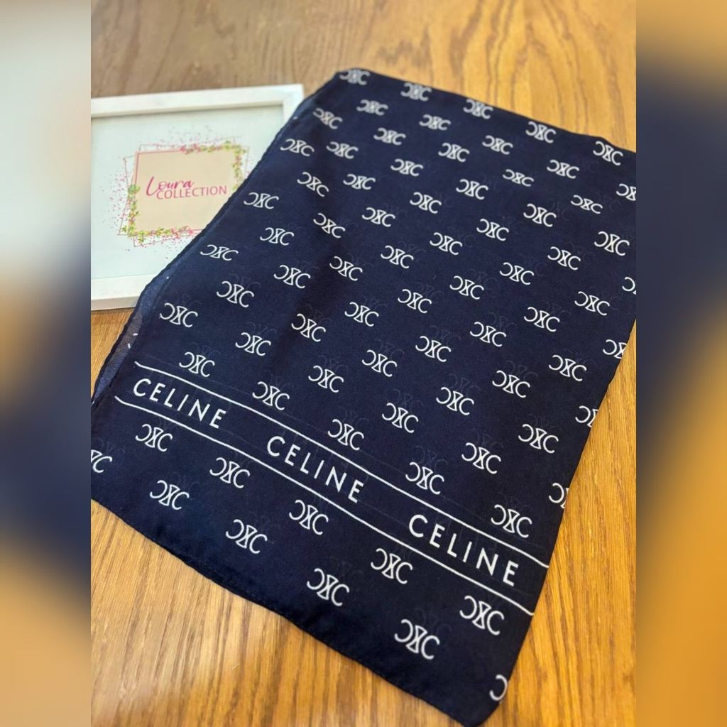 خرید آنلاین شال تمام نخ طرح سلین