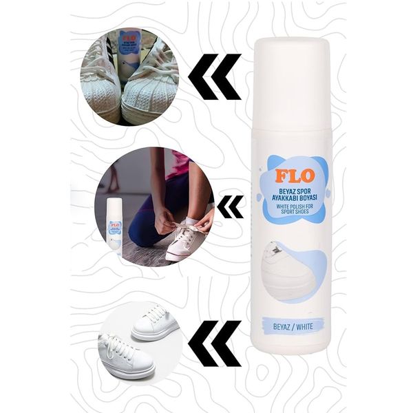 واکس کفش سفید فلو white polish