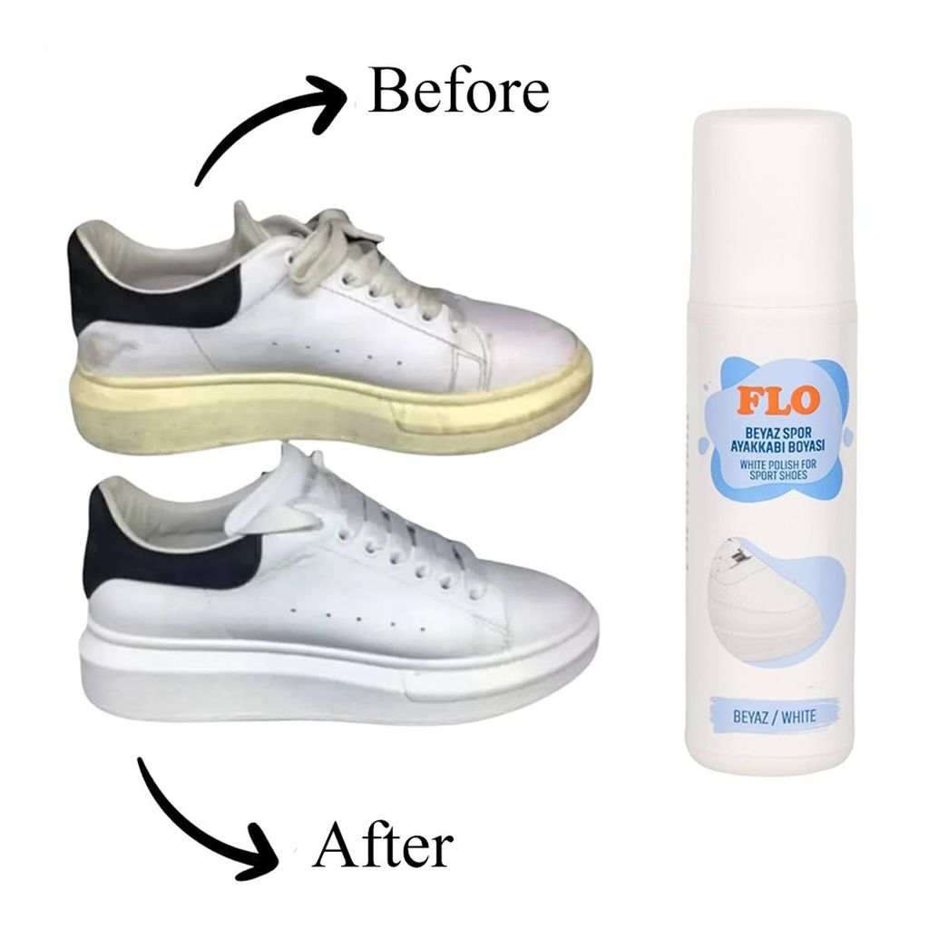 خرید آنلاین واکس کفش سفید فلو white polish