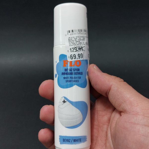 واکس کفش سفید فلو white polish