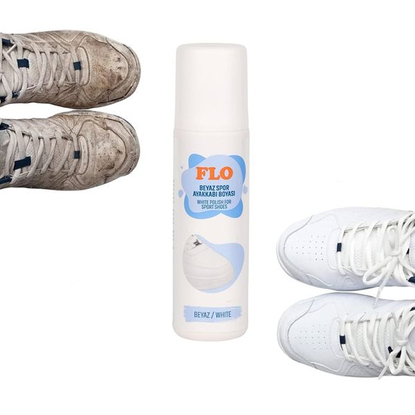 واکس کفش سفید فلو white polish