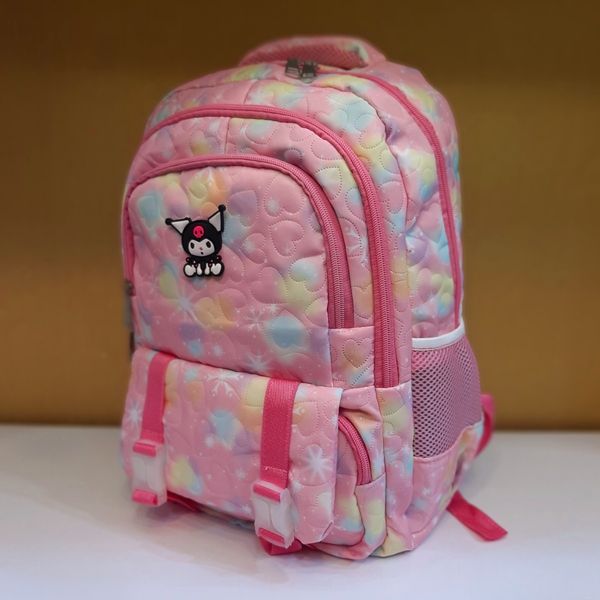 کوله پشتی Kuromi فانتزی زمینه صورتی