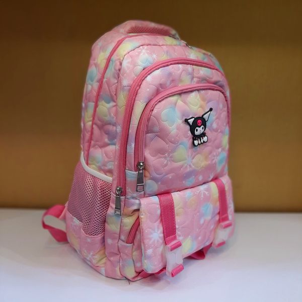 کوله پشتی Kuromi فانتزی زمینه صورتی