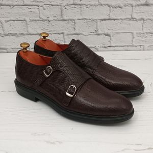 خرید آنلاین کفش مردانه مجلسی چرم طبیعی مدل آلفردو حصیری ترک