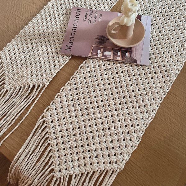 رانر مکرومه پربافت طرح پریا