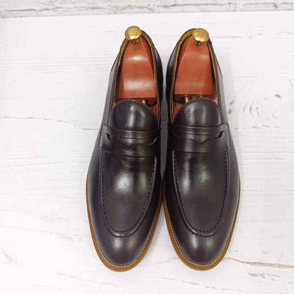 کفش مردانه  کالج چرم طبیعی دست دوز کاپری قهوه ای