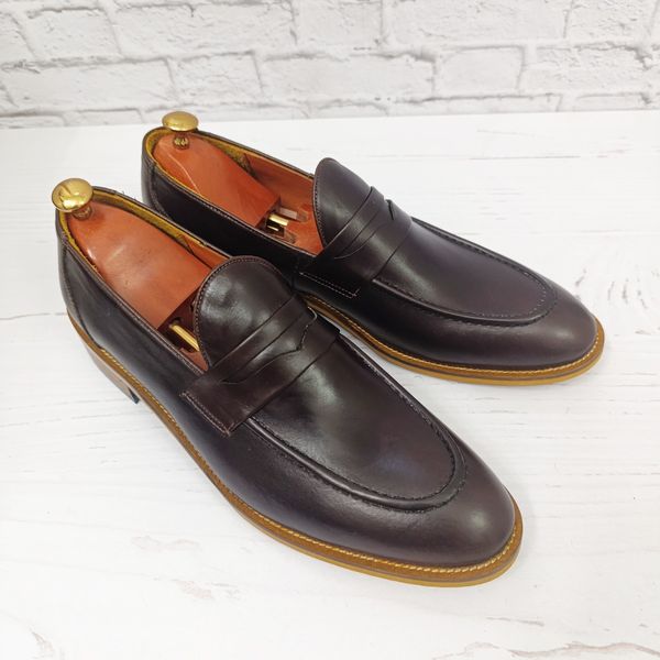 کفش مردانه  کالج چرم طبیعی دست دوز کاپری قهوه ای