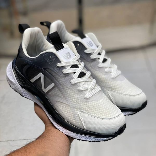 کفش نیوبالانس مردانه رانر سفید طوسی