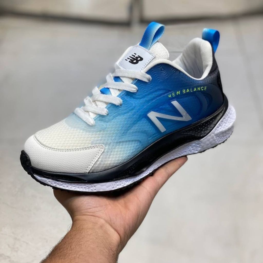 قیمت ارزان کفش نیوبالانس مردانه رانر سفید ابی