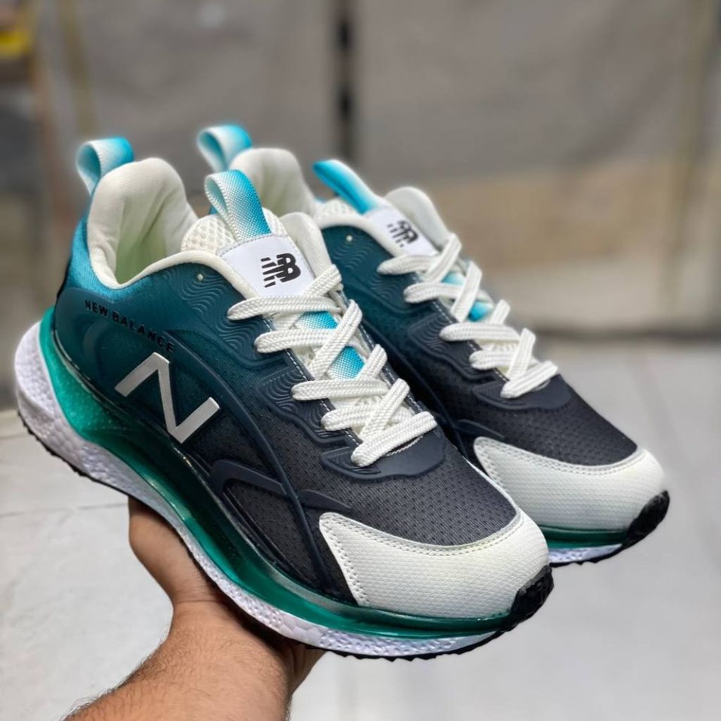 قیمت ارزان کفش نیوبالانس مردانه رانر طوسی سبز