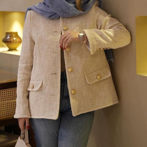 کت زنانه آستردار شانل مدل رونیکا