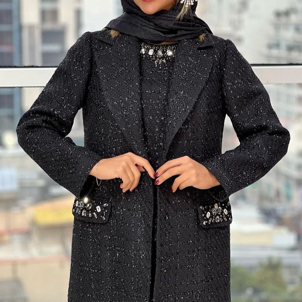 خرید اینترنتی پالتو زنانه شانل مدل روشا