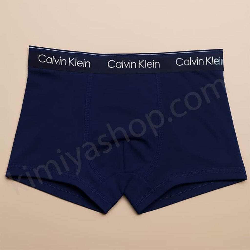 فروش اینترنتی شورت مردانه پادار کلوین کلاین سرمه‌ای – کش اسپرت