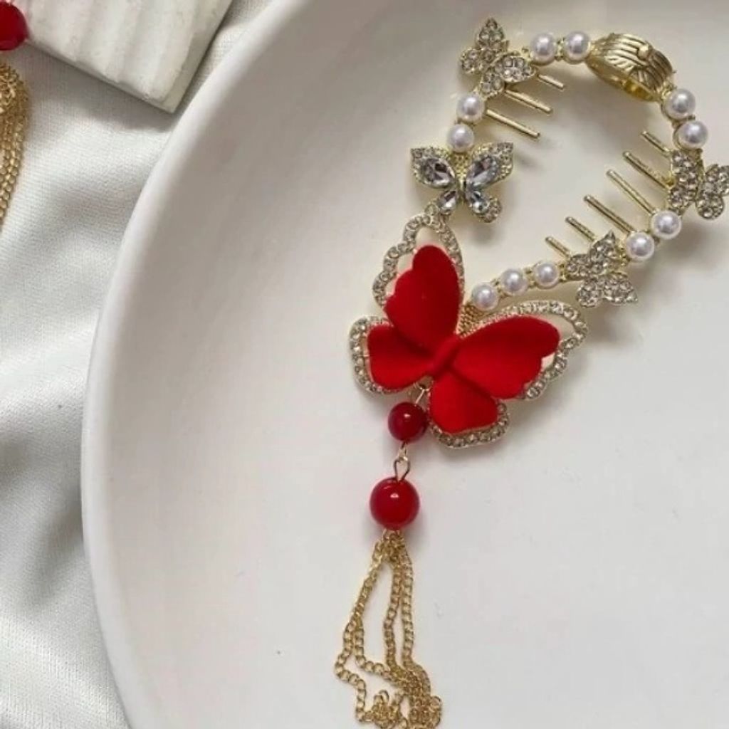 قیمت ارزان گیره گوجه ای پروانه مخمل