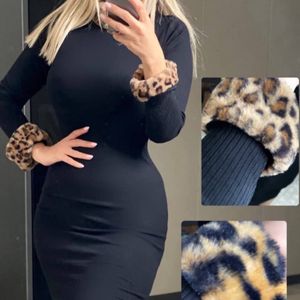 قیمت ارزان پیراهن بلند زنانه پرشیا مدل خز دار کد 50