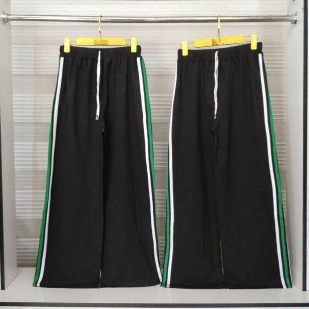 فروش اینترنتی شلوار بگ نوار سبز و سفید کد 770