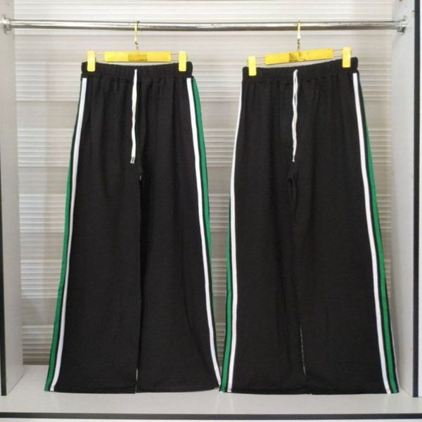 شلوار بگ نوار سبز و سفید کد 770