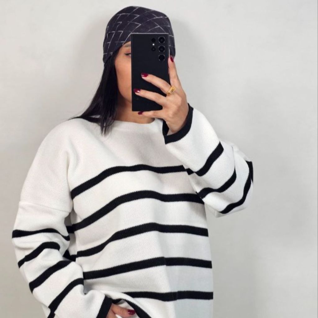 خرید اینترنتی یافت پینترستی زنانه خط درشت