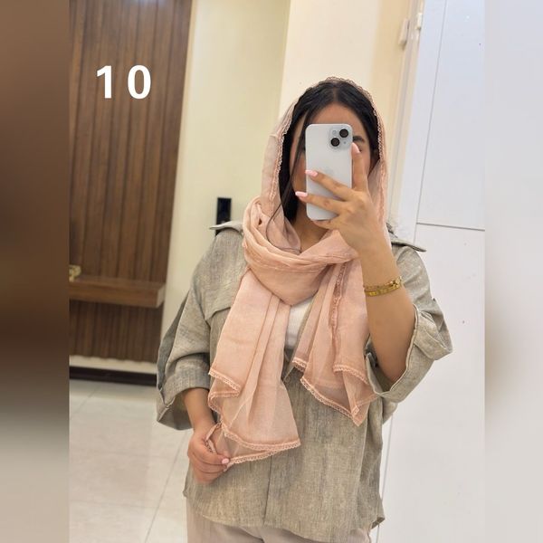 شال دانتل مجلسی حریر نخ