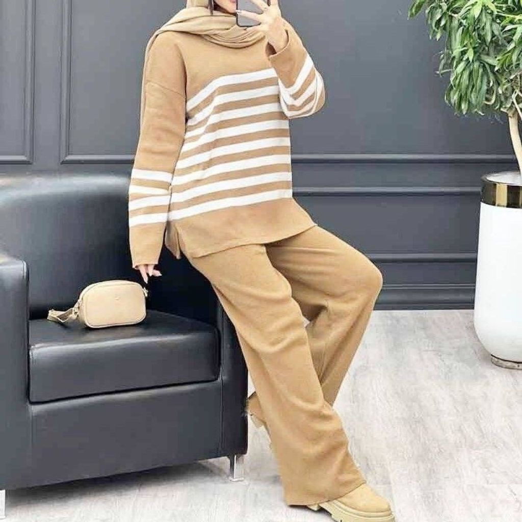 قیمت ست بافت پاییزه راه راه