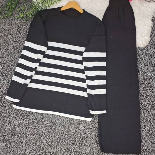 ست بافت پاییزه راه راه