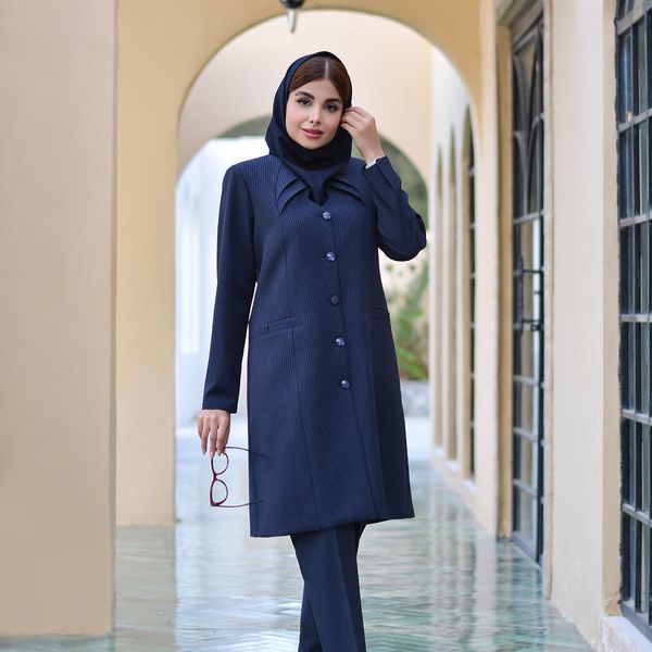 مانتو شلوار اداری آستردار کلارا