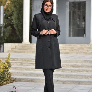 خرید اینترنتی مانتو شلوار اداری آستردار کلارا