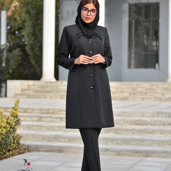 مانتو شلوار اداری آستردار کلارا