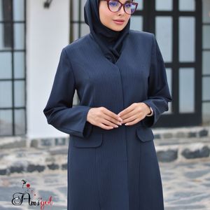 مشخصات مانتو شلوار اداری آستردار درنا