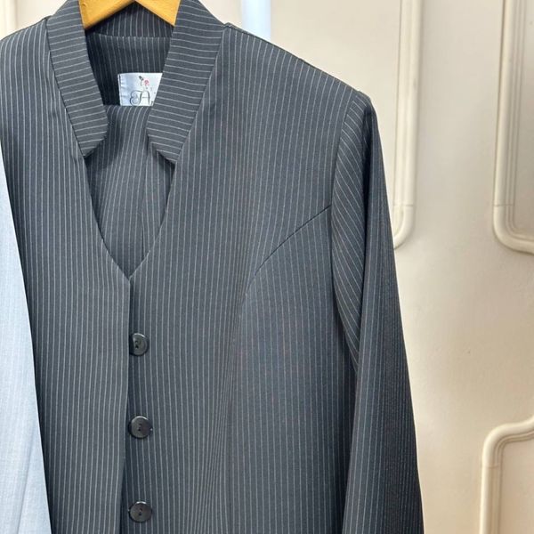 مانتو شلوار اداری آستردار درنا