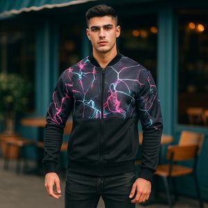 خرید انلاین سوییشرت طرح رعدوبرق مردانه مدل L62