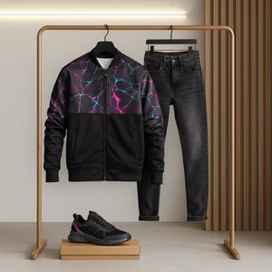 خرید اینترنتی سوییشرت طرح رعدوبرق مردانه مدل L62