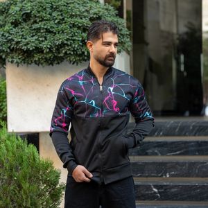 خرید اینترنتی سوییشرت طرح رعدوبرق مردانه مدل L62