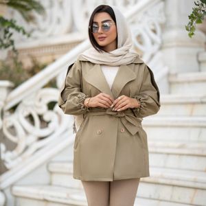 مانتو کتان پاییزه مدل آیدینا