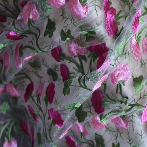 خرید اینترنتی قیمت پارچه تور گل‌دوزی