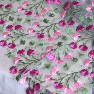 مشخصات پارچه تور گل‌دوزی