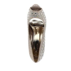 خرید انلاین کفش مجلسی پاشنه بلند نگینی زنانه