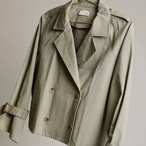 ترنج کت‌کوتاه کتان زنانه