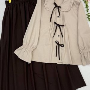 قیمت ارزان شومیز دامن شکلات