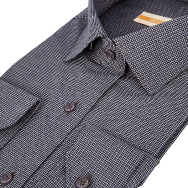 پیراهن مردانه کروما رنگ سرمه ای کد 5246