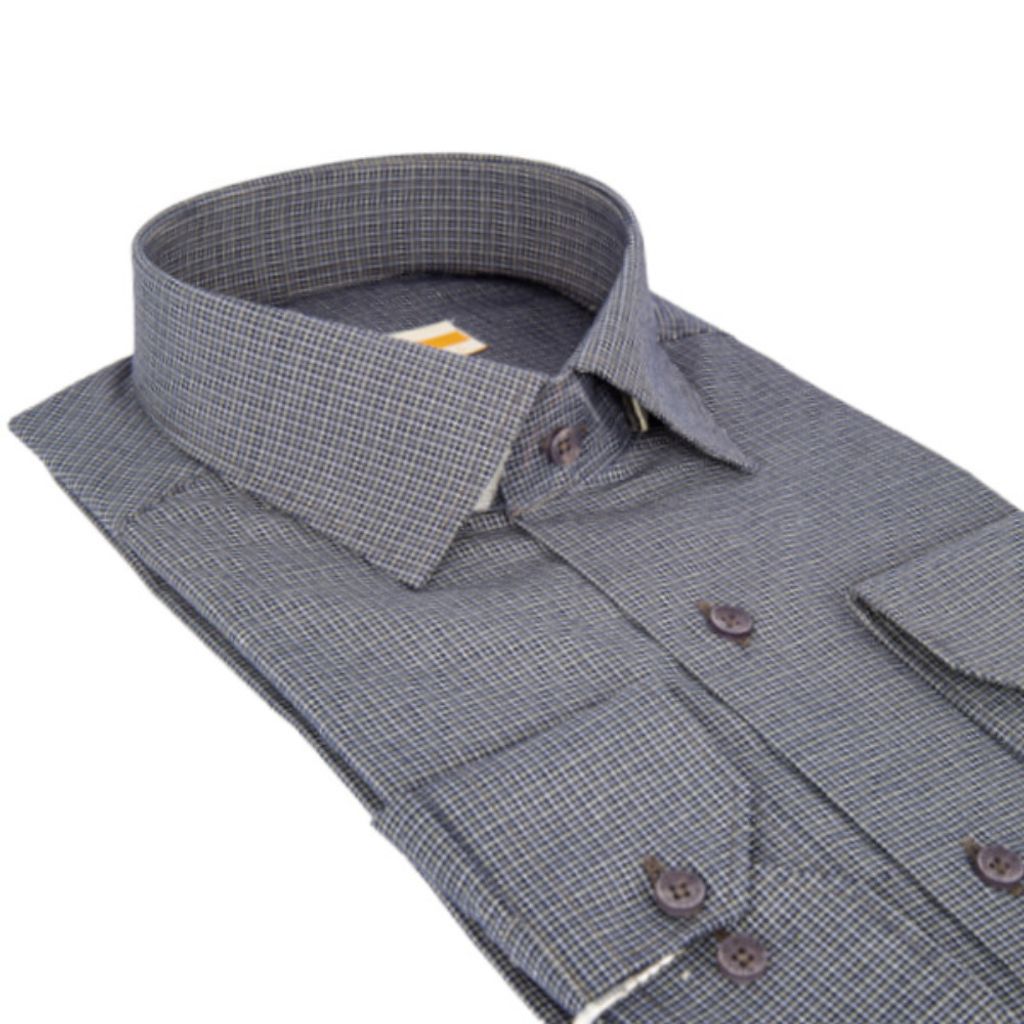 مشخصات پیراهن مردانه کروما رنگ سرمه ای کد 5246