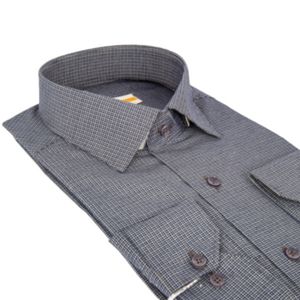 پیراهن مردانه کروما رنگ سرمه ای کد 5246