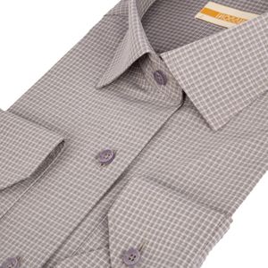 خرید اینترنتی پیراهن مردانه کروما رنگ طوسی کد 5247