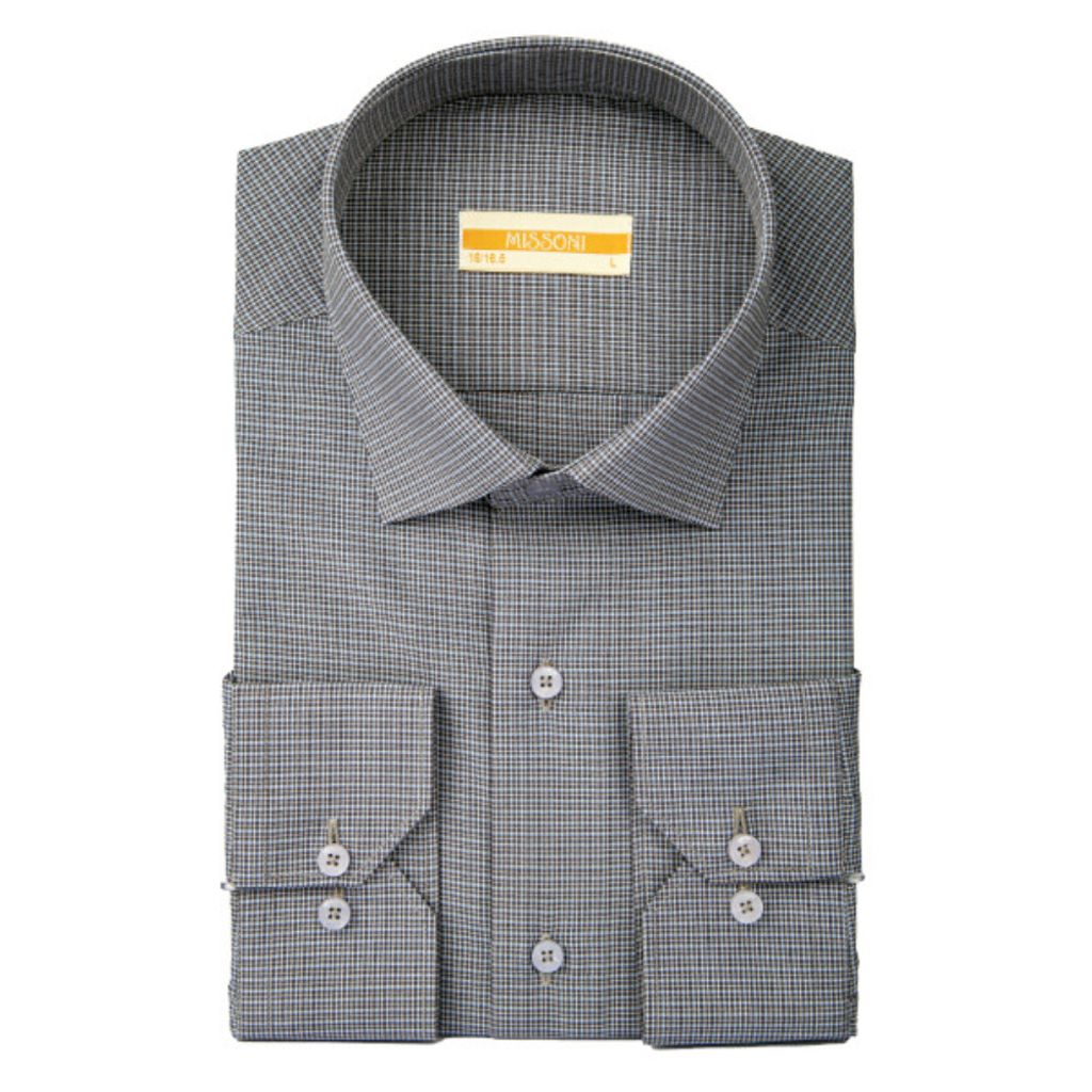 فروش اینترنتی پیراهن مردانه کروما رنگ خاکستری کد 5248